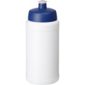 Baseline® Plus 500 ml bottle with sports lid, White / Blue