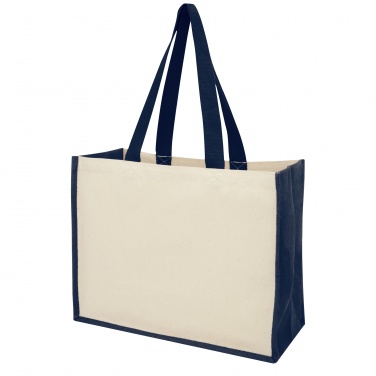 Logotrade advertising product image of: Varai 320 g/m² canvas and jute shopping tote bag 23L