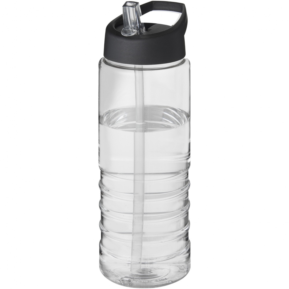 Logo trade promotional giveaways image of: H2O Active® Treble 750 ml spout lid sport bottle