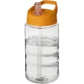 H2O Active® Bop 500 ml spout lid sport bottle, Transparent / Orange