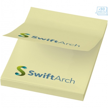 Logo trade promotional products image of: Sticky-Mate® A8 sticky notes 50x75mm