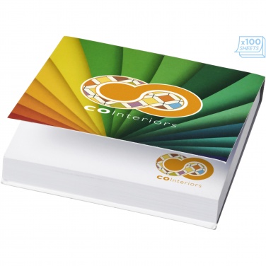 Logotrade promotional product picture of: Sticky-Mate® soft cover squared sticky notes 75x75mm