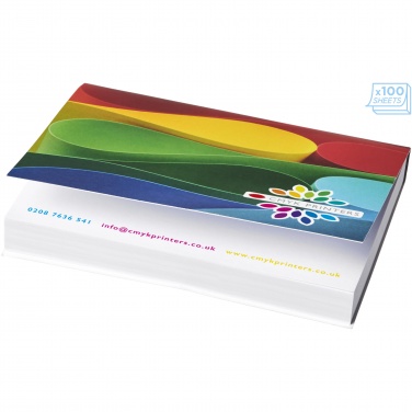 Logo trade promotional products picture of: Sticky-Mate® A7 soft cover sticky notes 100x75mm