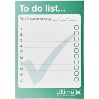 Logo trade promotional merchandise image of: Desk-Mate® A6 notepad