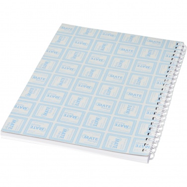 Logo trade promotional gifts image of: Desk-Mate® spiral A4 notebook