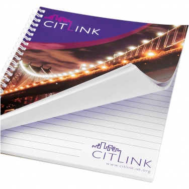 Logo trade promotional items image of: Desk-Mate® spiral A4 notebook