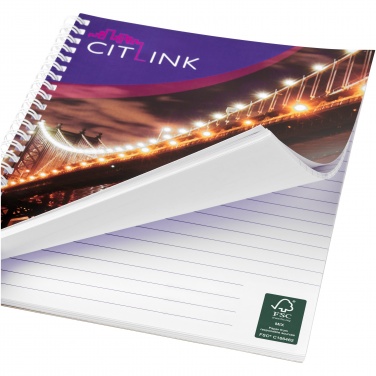 Logo trade business gift photo of: Desk-Mate® A5 spiral notebook