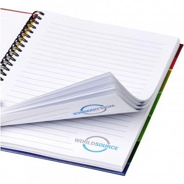 Logo trade promotional product photo of: Wire-o A4 notebook hard cover