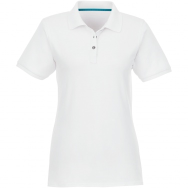 Logotrade promotional product picture of: Beryl short sleeve women's organic recycled polo