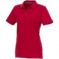 Beryl short sleeve women's organic recycled polo, Red