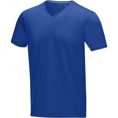 Logo trade promotional gift photo of: Kawartha short sleeve men's organic V-neck t-shirt