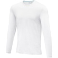 Ponoka long sleeve men's organic t-shirt, White