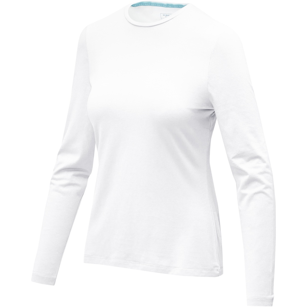 Logotrade promotional giveaway image of: Ponoka long sleeve women's organic t-shirt