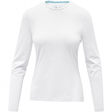 Logo trade promotional item photo of: Ponoka long sleeve women's organic t-shirt