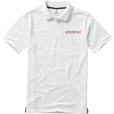 Logo trade promotional giveaways image of: Calgary short sleeve men's polo