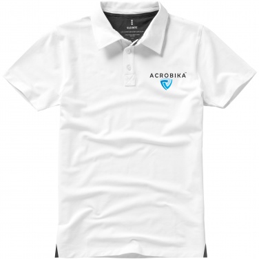 Logo trade promotional merchandise photo of: Markham short sleeve men's stretch polo