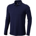 Oakville long sleeve men's polo, Navy