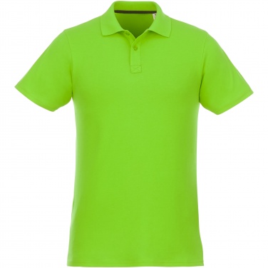 Logo trade promotional giveaways picture of: Helios short sleeve men's polo