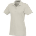 Helios short sleeve women's polo, Light grey