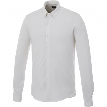 Logo trade corporate gift photo of: Bigelow long sleeve men's pique shirt