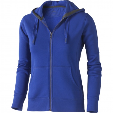 Logo trade advertising products picture of: Arora women's full zip hoodie