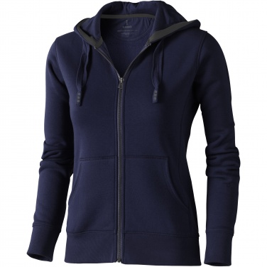 Logo trade promotional merchandise picture of: Arora women's full zip hoodie