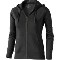 Arora women's full zip hoodie, Anthracite