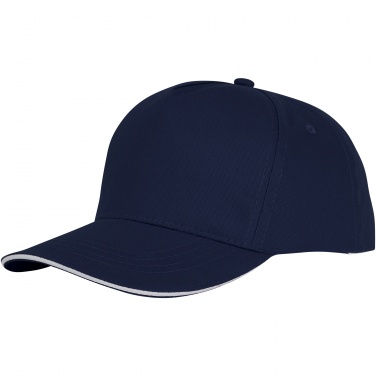 Logo trade promotional gift photo of: Ceto 5 panel sandwich cap