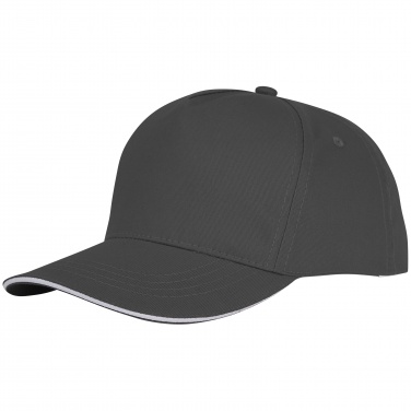 Logo trade corporate gifts image of: Ceto 5 panel sandwich cap