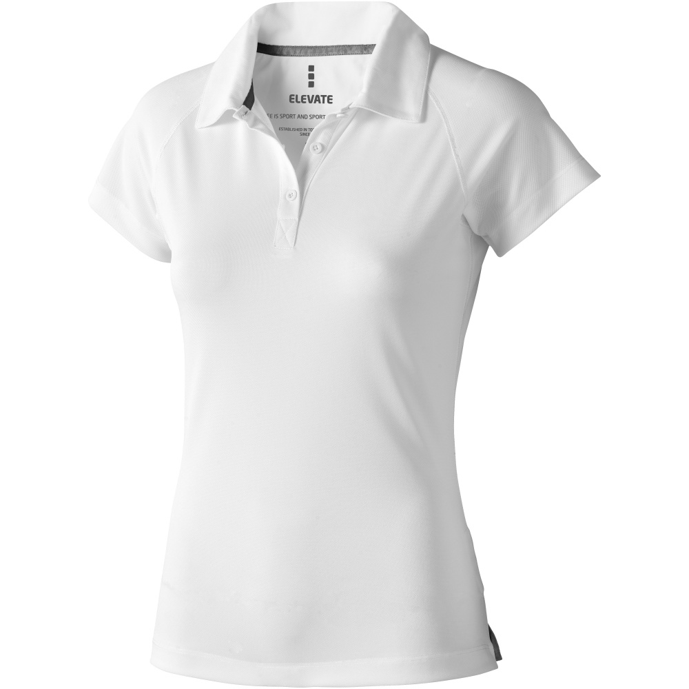 Logo trade promotional giveaways image of: Ottawa short sleeve women's cool fit polo