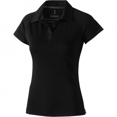 Logo trade corporate gifts image of: Ottawa short sleeve women's cool fit polo