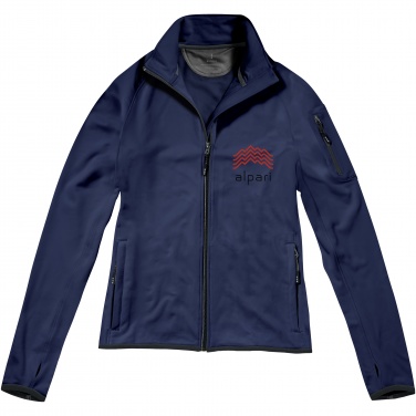 Logo trade promotional merchandise photo of: Mani women's performance full zip fleece jacket