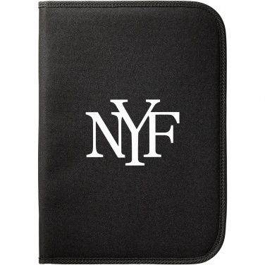 Logo trade promotional giveaway photo of: Berkely A4 zippered portfolio