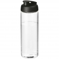 H2O Active® Vibe 850 ml flip lid sport bottle, Transparent / Solid black