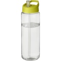 H2O Active® Vibe 850 ml spout lid sport bottle, Transparent / Lime