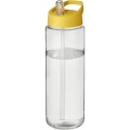 H2O Active® Vibe 850 ml spout lid sport bottle, Transparent / Yellow