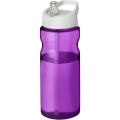 H2O Active® Eco Base 650 ml spout lid sport bottle, Purple / White