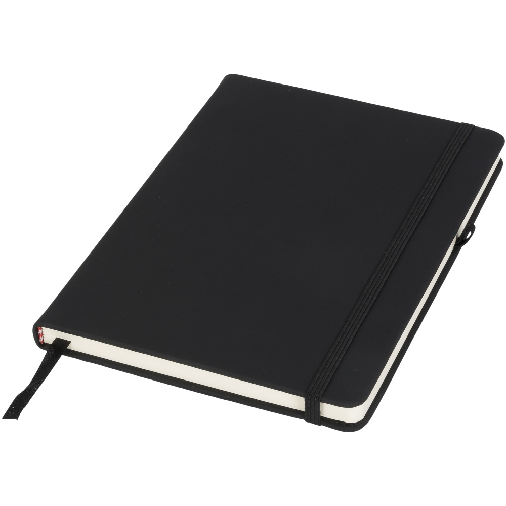 Logo trade business gift photo of: Noir medium notebook