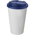 Americano® 350 ml tumbler with spill-proof lid, White / Blue