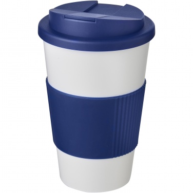 Logotrade promotional product image of: Americano® 350 ml tumbler with grip & spill-proof lid