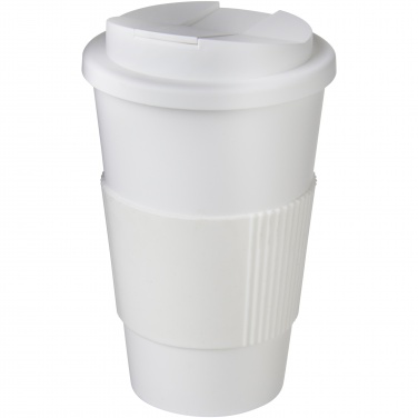 Logo trade promotional gift photo of: Americano® 350 ml tumbler with grip & spill-proof lid