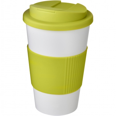 Logo trade promotional giveaways image of: Americano® 350 ml tumbler with grip & spill-proof lid