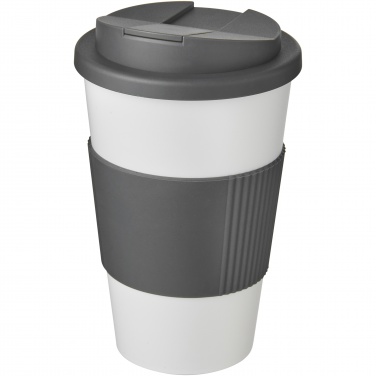 Logotrade promotional products photo of: Americano® 350 ml tumbler with grip & spill-proof lid