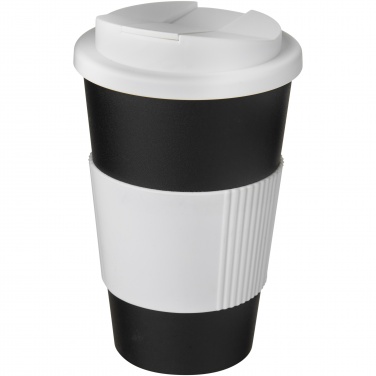 Logotrade promotional giveaways photo of: Americano® 350 ml tumbler with grip & spill-proof lid