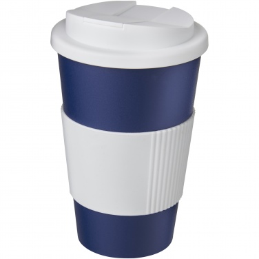 Logotrade promotional product image of: Americano® 350 ml tumbler with grip & spill-proof lid