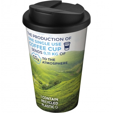 Logo trade promotional merchandise photo of: Brite-Americano® 350 ml tumbler with spill-proof lid