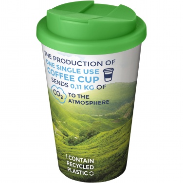 Logo trade promotional giveaways image of: Brite-Americano® 350 ml tumbler with spill-proof lid