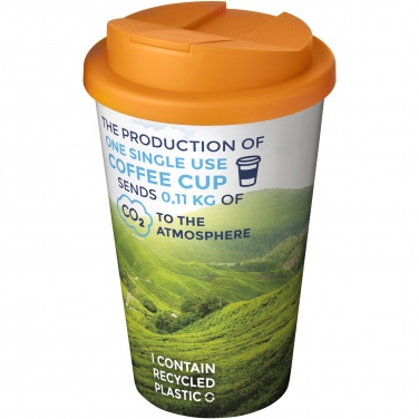 Logo trade promotional merchandise photo of: Brite-Americano® 350 ml tumbler with spill-proof lid