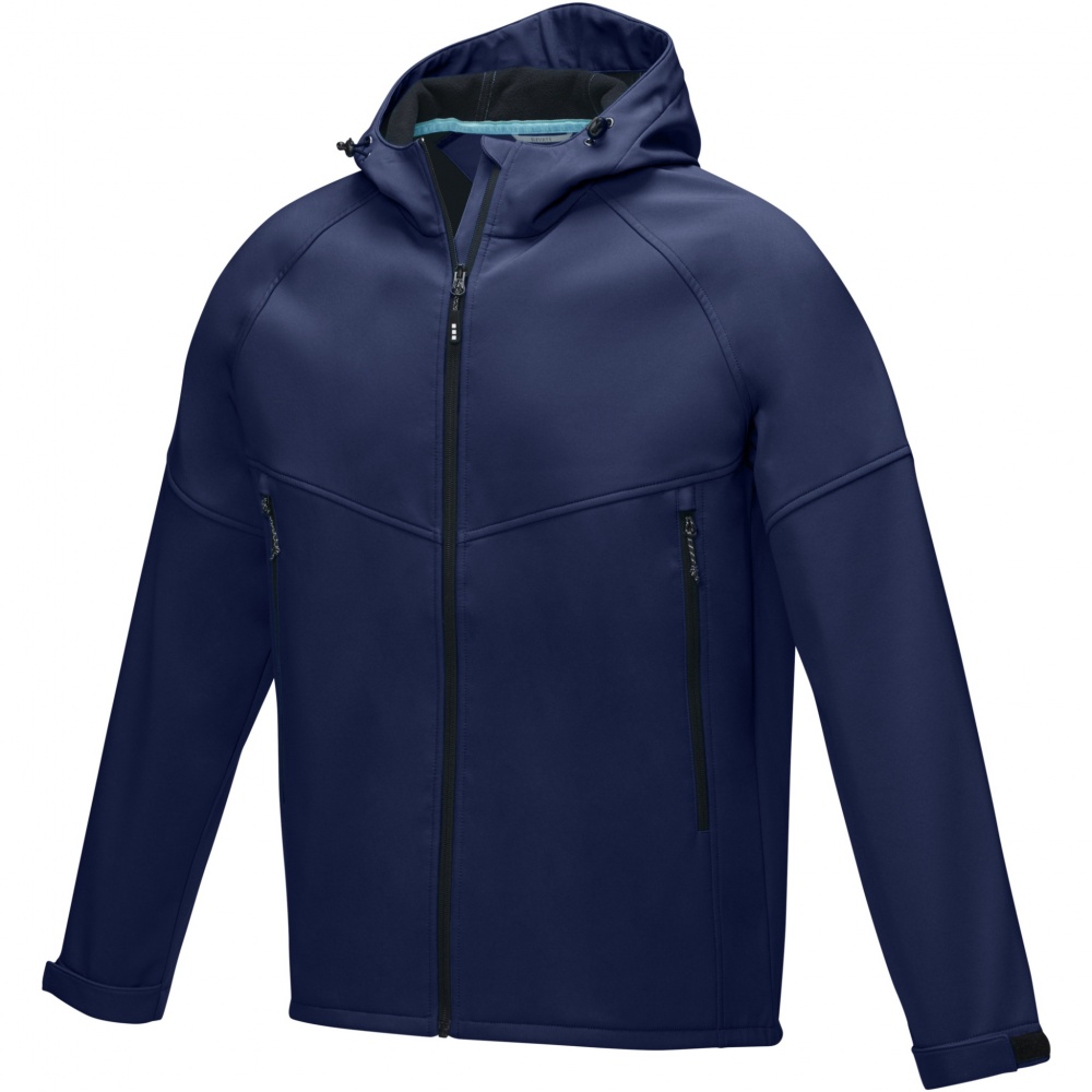 Logo trade corporate gifts picture of: Coltan men’s GRS recycled softshell jacket