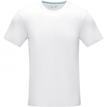 Logo trade promotional giveaways picture of: Azurite short sleeve men’s organic t-shirt